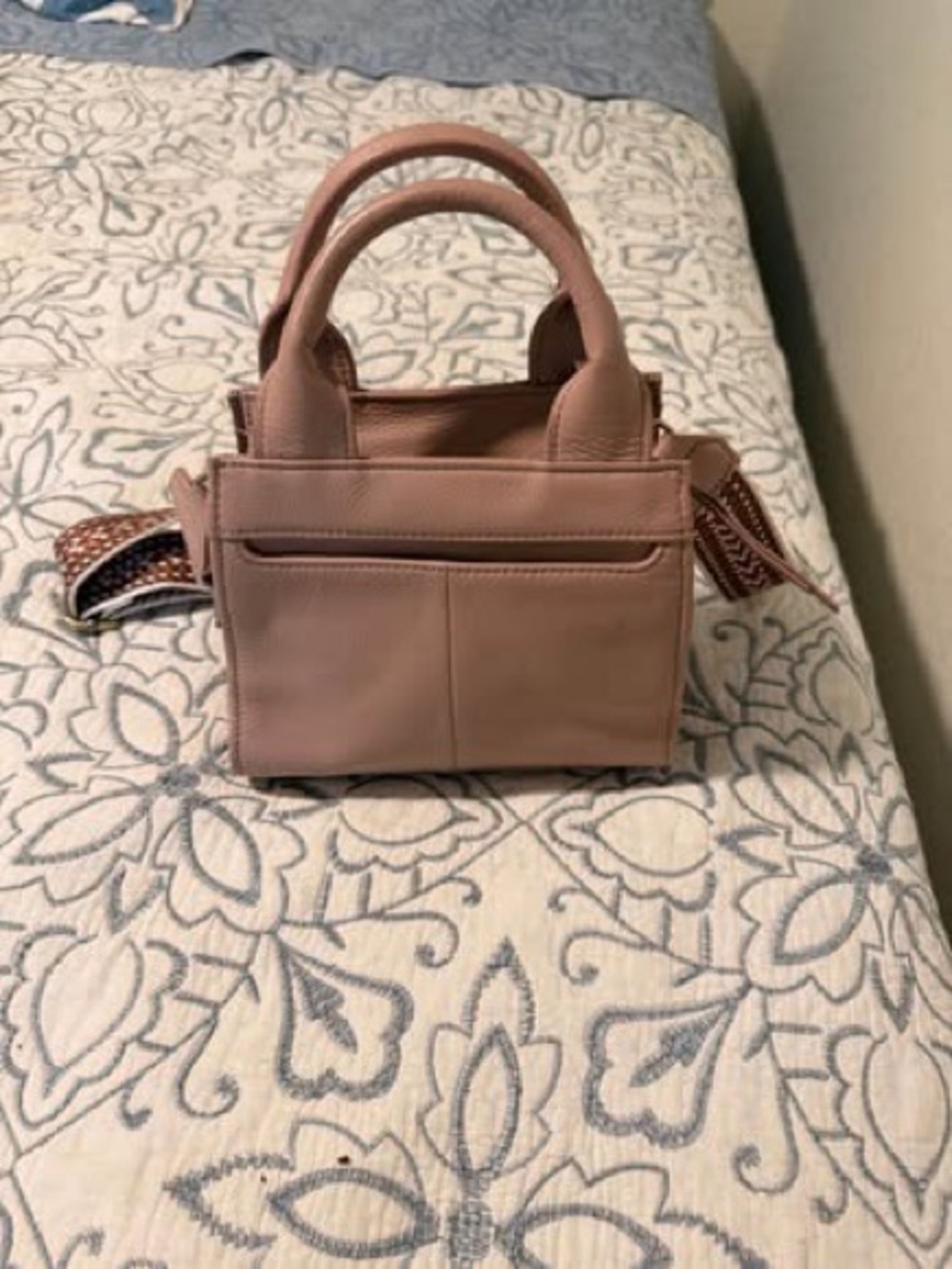 HOBO Dusty Rose Mini Satchel with Detachable Strap